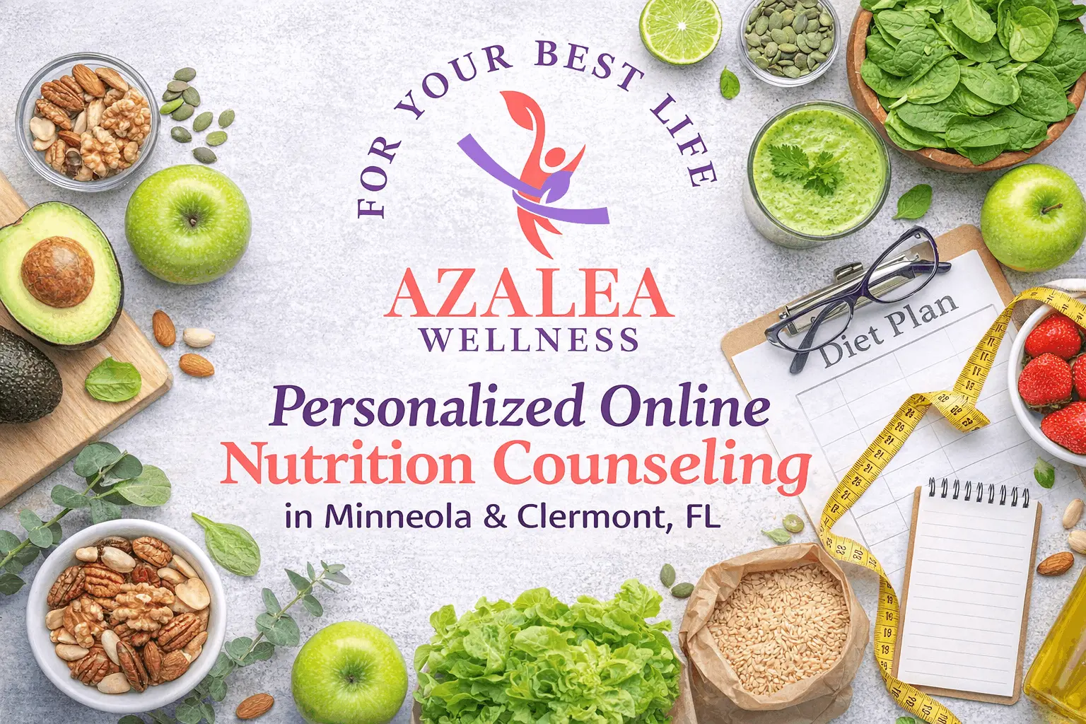 Personalized Online Nutrition Counseling in Minneola & Clermont, FL